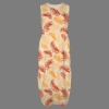 Women's Leaves Print Round Neck Sundress Pocket Maxi Dress Custom Specialized Round Neck Sundress Pocket Maxi Dress