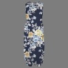 Women's Floral Print Round Neck Sundress Pocket Maxi Dress Custom Specialized Round Neck Sundress Pocket Maxi Dress