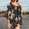 Women's Floral Print Kimono Chiffon Cover Up Custom Personalized Women's Kimono Chiffon Cover Up