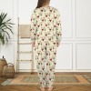 Women's Christmas Theme Leg Binding Pocket Long Pajama Sets Custom Individualized Women's Leg Binding Pocket Long Pajama Sets