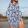 Women's Floral Print Kimono Chiffon Cover Up Custom Personalized Women's Kimono Chiffon Cover Up