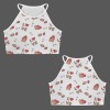 Women's Letter Heart Print Casual Tank Top Custom Personalized Women's Casual Tank Top