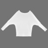 Women's New Year Theme Casual Long Batwing Sleeve Off Shoulder Sweater Custom Personalized Casual Long Batwing Sleeve Off Shoulder Sweater