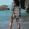 Women's Paisley Print Long Cover Up Custom Specialized Women's Long Cover Up
