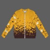 Women's Halloween Theme Casual Long Sleeve Zip-Up Bomber Jacket Custom Personalized Casual Long Sleeve Zip-Up Bomber Jacket