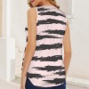 Women's Striped V-Neck Sleeveless Tank Tops Custom Individualized Women's V-Neck Sleeveless Tank Tops