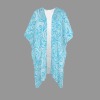 Women's Paisley Print Long Cover Up Custom Specialized Women's Long Cover Up