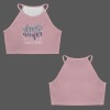 Women's Letter Print Casual Tank Top Custom Personalized Women's Casual Tank Top