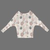 Women's Geometric Ball Casual Long Batwing Sleeve Off Shoulder Sweater Custom Personalized Casual Long Batwing Sleeve Off Shoulder Sweater