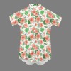 Women's Floral Print Side Pocket Lapel Button Shirt Dress Custom Personalized Side Pocket Lapel Button Shirt Dress