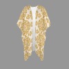Women's Paisley Print Long Cover Up Custom Specialized Women's Long Cover Up