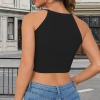 Women's Floral Print Casual Tank Top Custom Personalized Women's Casual Tank Top