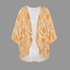 Women's Tropical Print Kimono Chiffon Cover Up Custom Personalized Women's Kimono Chiffon Cover Up