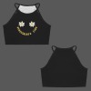 Women's Floral Print Casual Tank Top Custom Personalized Women's Casual Tank Top