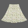 Women's Daisy Print Elastic Waist Pocket Maxi Skirt Custom Personalized Women's Elastic Waist Pocket Maxi Skirt