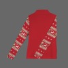 Women's Christmas Theme Turtleneck Slim Long Sleeve T-Shirt Custom Personalized Women's Turtleneck Slim Long Sleeve T-Shirt